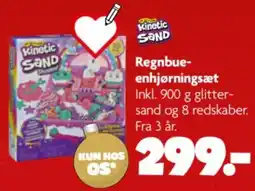 Fætter BR Kinetic Sand Regnbue-enhjørningsæt tilbud