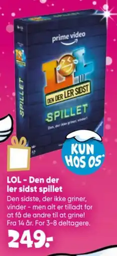 Bilka LOL Den der ler sidst spillet tilbud
