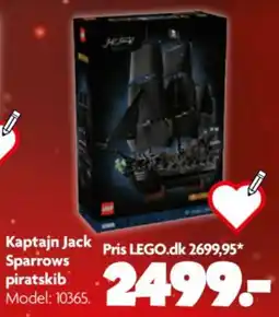 Fætter BR LEGO Kaptajn Jack Sparrows piratskib tilbud