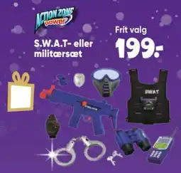 Bilka Action Zone Power S.W.A.T- eller militærsæt tilbud