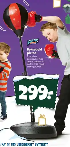 Bilka Action Zone boksebold på fod tilbud