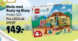 Bilka LEGO Skole med Rusty og Bluey tilbud