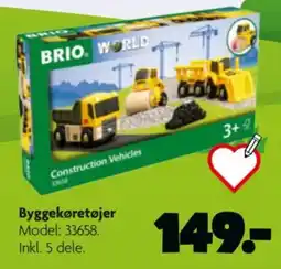 Fætter BR Brio Construction Vehicles tilbud
