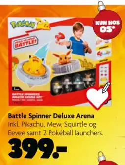 Fætter BR Pokemon Battle Spinner Deluxe Arena tilbud