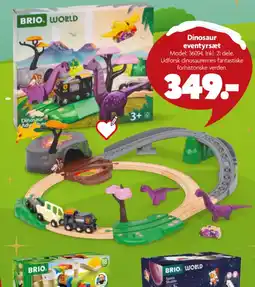 Fætter BR Brio World Dinosaur eventyrsæt tilbud
