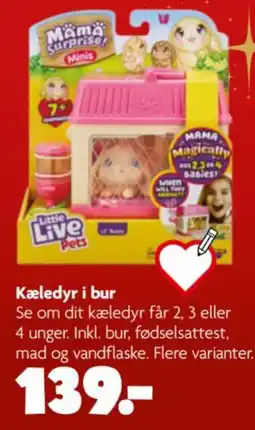 Fætter BR Little Live Pets Kæledyr i bur tilbud