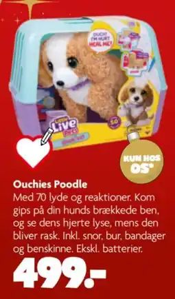 Fætter BR Little Live Pets Ouchies Poodle tilbud