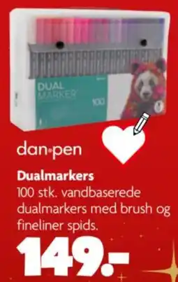 Fætter BR dan·pen dualmarkers tilbud