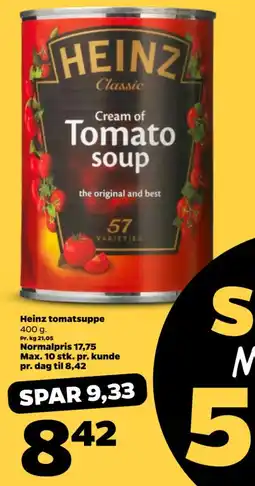 Netto Heinz tomatsuppe tilbud