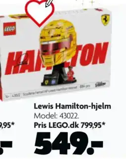 Fætter BR LEGO Lewis Hamilton-hjelm tilbud