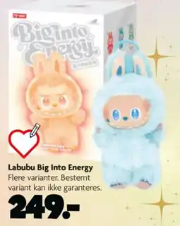 Fætter BR Labubu Big Into Energy tilbud