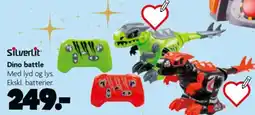 Fætter BR Silverlit Dino battle tilbud