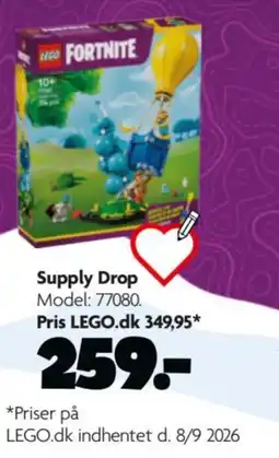 Fætter BR LEGO Supply Drop tilbud