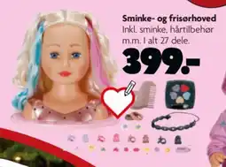 Fætter BR Sminke- og frisørhoved tilbud