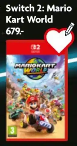 Fætter BR Nintendo Switch 2 Mario Kart World tilbud