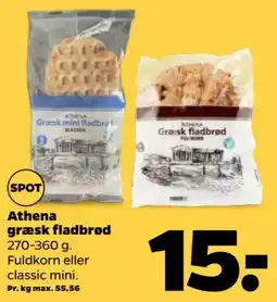Netto Athena græsk fladbrød tilbud