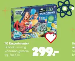 Fætter BR Science & Play 110 Eksperimenter tilbud