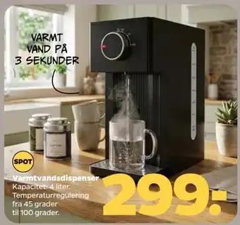 Spot varmtvandsdispenser