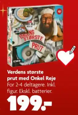 Fætter BR Onkel Reje Verdens største prut tilbud