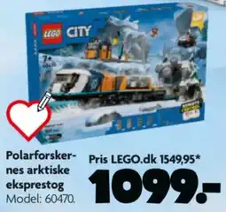 Fætter BR Lego city polarforsker-nes arktiske eksprestog tilbud