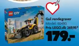 Fætter BR Lego City Gul rendegraver tilbud