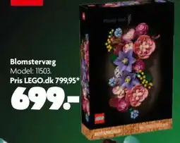 Fætter BR LEGO Blomstervæg tilbud