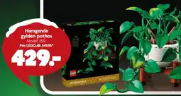 Fætter BR LEGO hængende gylden pothos tilbud