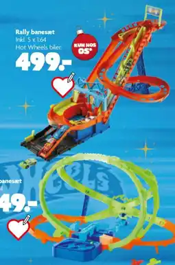 Fætter BR Hot Wheels Rally banesæt tilbud