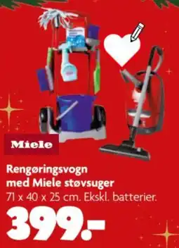 Fætter BR Miele Rengøringsvogn med Miele støvsuger tilbud