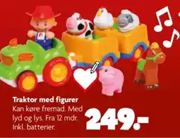 Fætter BR Traktor med figurer tilbud