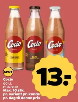 Netto Cocio chocolate milk tilbud