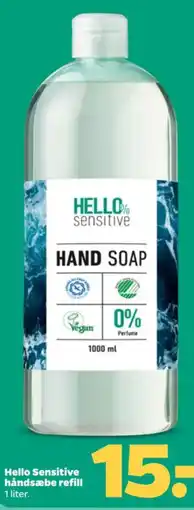Netto Hello Sensitive handsoap tilbud