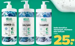 Netto Hello sensitive showergel shampoo eller balsam tilbud