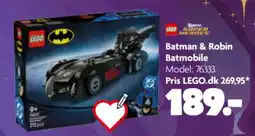 Fætter BR Lego batman & robin batmobile tilbud