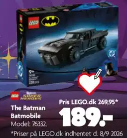 Fætter BR Lego The Batman Batmobile tilbud