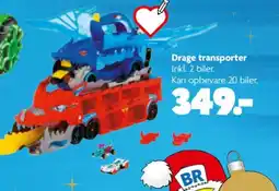 Fætter BR Bruder Drage transporter tilbud