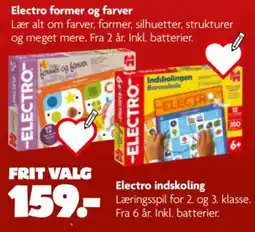 Fætter BR Electro former og farver tilbud