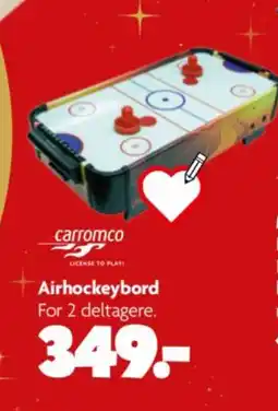 Fætter BR carromco airhockeybord tilbud