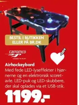 Fætter BR carromco Airhockeybord tilbud