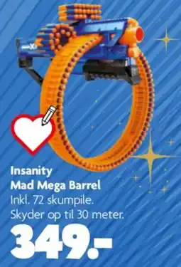 Fætter BR Insanity Mad Mega Barrel tilbud
