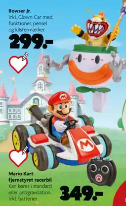 Fætter BR Mario Kart fjernstyret racerbil tilbud