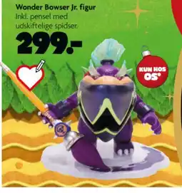 Fætter BR Wonder Bowser Jr. figur tilbud