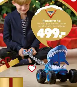 Fætter BR Monster Jam fjernstyret haj tilbud