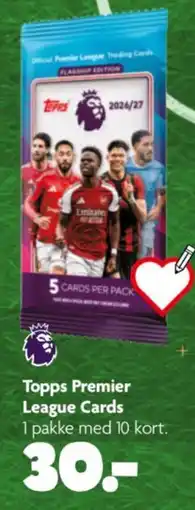 Fætter BR Topps Premier League Cards tilbud