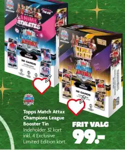 Fætter BR Topps Match Attax Champions League Booster Tin tilbud