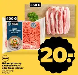 Netto Velsmag hakket grise- og kalvekød tilbud