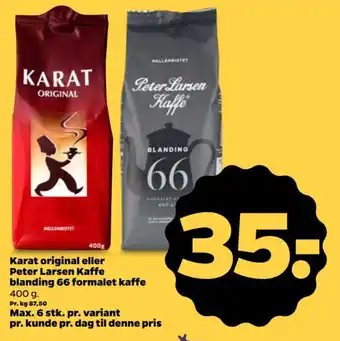 Karat original eller Peter Larsen Kaffe