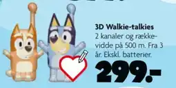 Fætter BR 3D Walkie-talkies tilbud