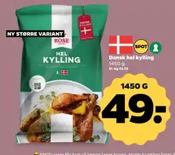 Netto Rose hel kylling tilbud