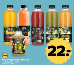 Netto God Morgen juice eller shot tilbud